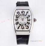 New V32 Franck Muller Vanguard Color Dream Women Watch Replia with Black Leather Band (1)_th.jpg